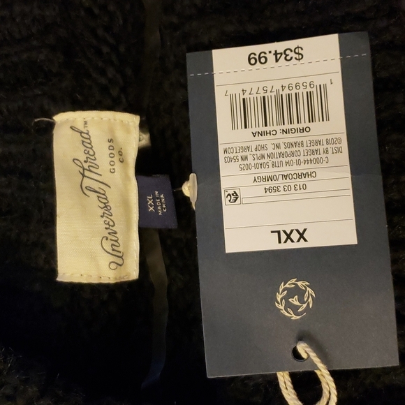 Universal Thread™ Crewneck Bobble Pullover Sweater in Black Size XXL - Picture 3 of 8